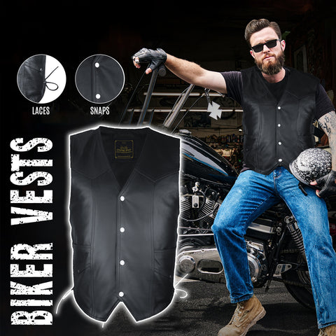 Premium Leather Vest | PPEFIT