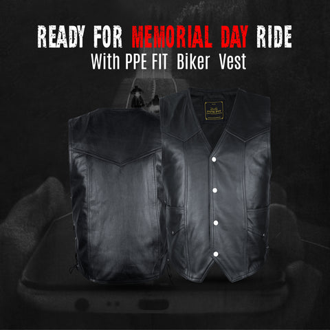 Premium Leather Vest | PPEFIT