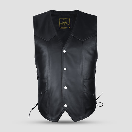Premium Leather Vest | PPEFIT