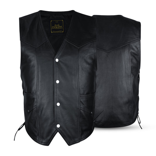 Premium Leather Vest | PPEFIT
