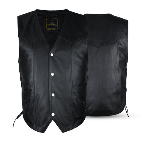 Premium Leather Vest | PPEFIT